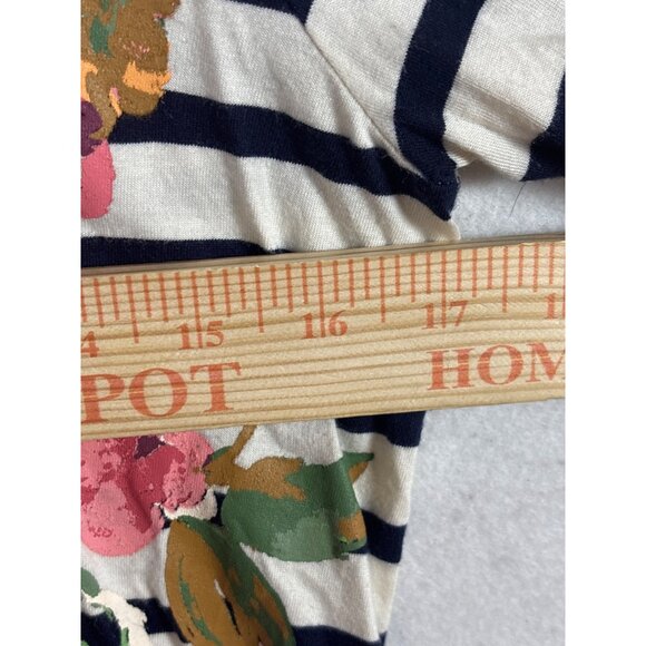 Lauren Ralph Lauren Womens Striped Floral Top Size M - Picture 5 of 9